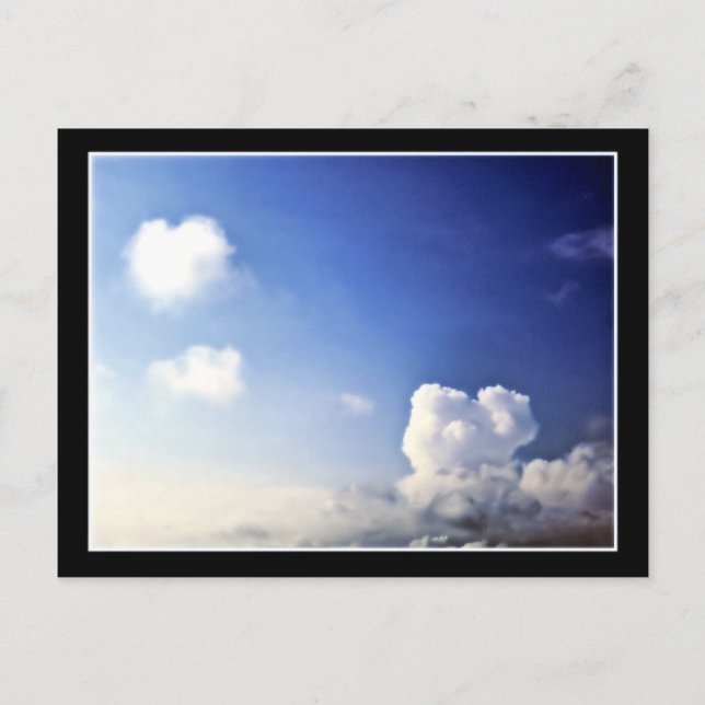 Dos Corazones En La Misma Postales De Sky (Anverso)