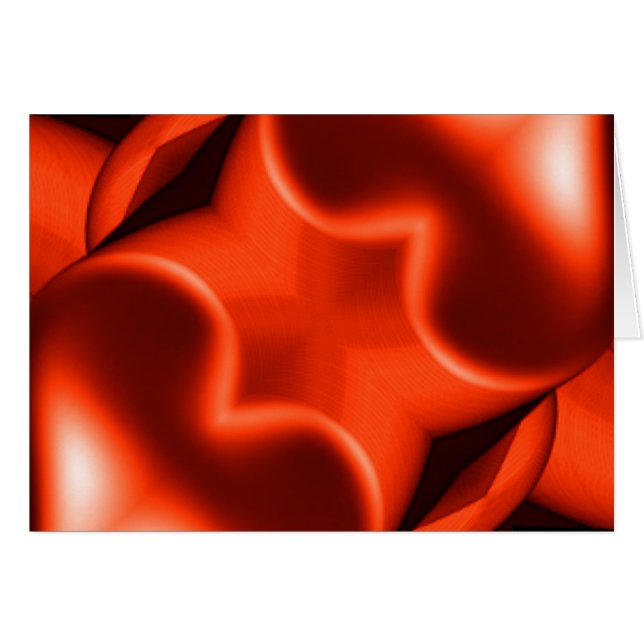 Dos Corazones Naranjas (Anverso (Horizontal))