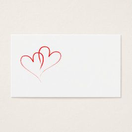 dos corazones rojos entrelazados