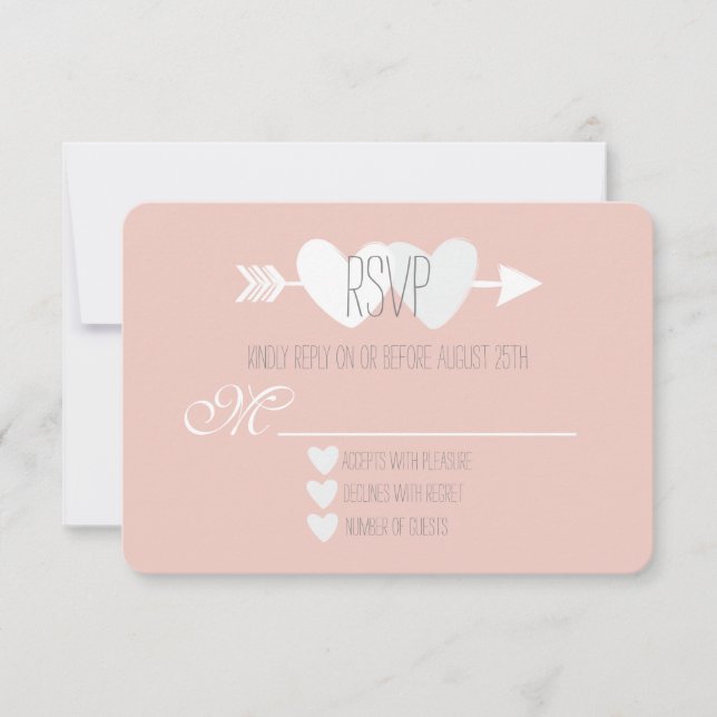 Dos Corazones RSVP (Anverso)