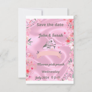 Dos corazones se convierten en una invitación tarj