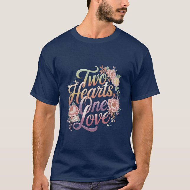 Dos corazones, una camiseta de amor (Anverso)