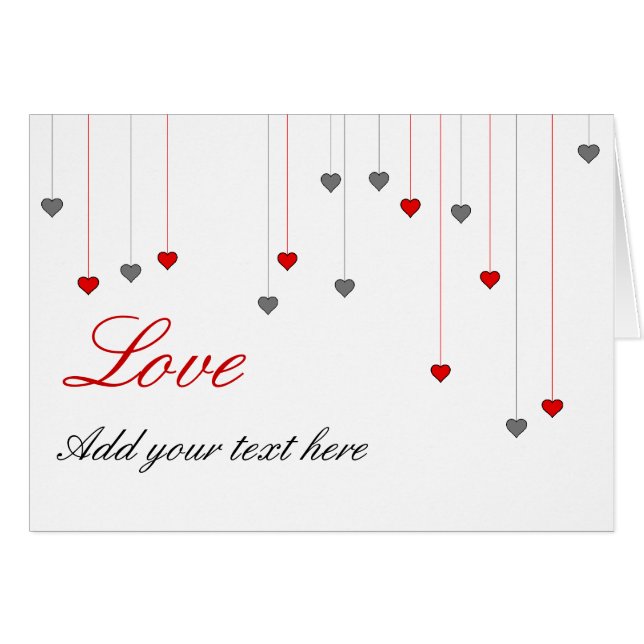 Dos corazones y amor (Anverso (Horizontal))