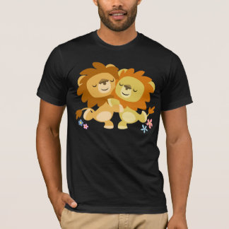 Dos cortos Personalizados Leones Tango Camiseta