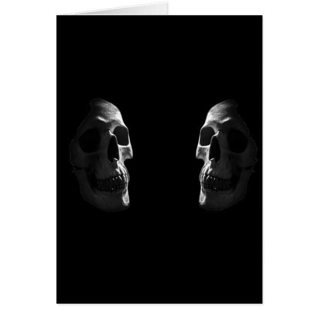 Dos cráneos realmente sonrientes (Frente)