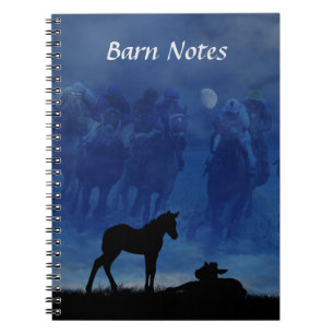 Dos cuaderno de carros de caballo de carreras con