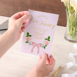 Dos cumpleaños floral Fancy Bow