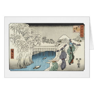 Dos damas convergiendo, Hiroshige,