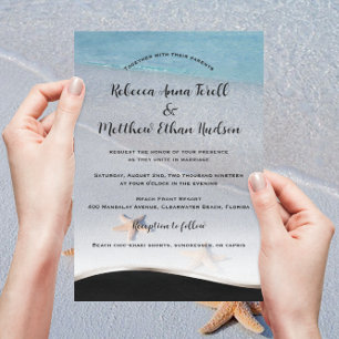 Dos de nosotros/Ocean Love Starfish Invitación a l