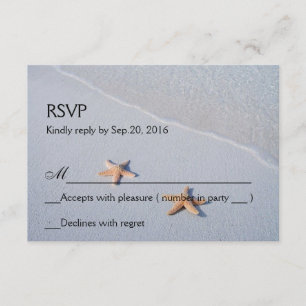 Dos de nosotros   Tarjeta RSVP de Respuesta de Sta