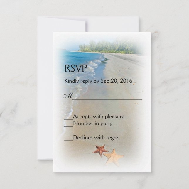 Dos de nosotros | Tarjeta RSVP de Respuesta de Sta (Anverso)