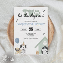 Dos Deja que los Perros Salgan | Invitación de 2do