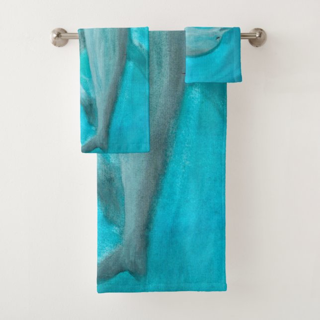 Dos delfines jugando salvajes y libres en el océan (In situ)