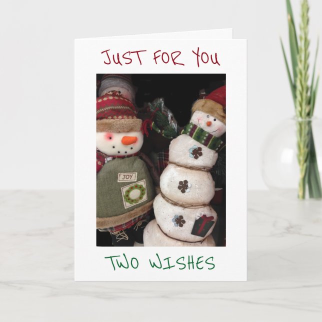 DOS DESEOS=**FELICES NAVIDAD **AÑO NUEVO** (Anverso)