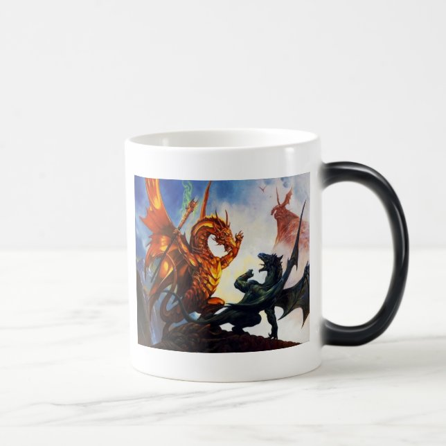Dos dragones en una taza (Derecha)