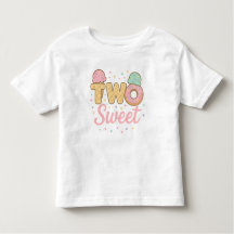 DOS DULCES - Camiseta de segundo cumpleaños para n