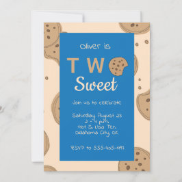 Dos dulces invitaciones a la fiesta de cumpleaños