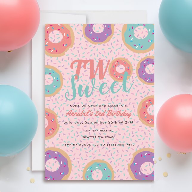 Dos dulces invitaciones de cumpleaños para niños d (Subido por el creador)