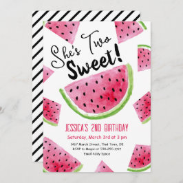 Dos dulces invitaciones para la fiesta de cumpleañ