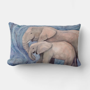Dos Elefantes Lanzan Almohada