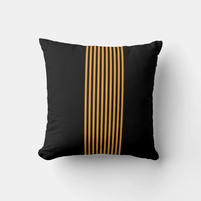 Dos en una almohada de tiro blanco y negro (Anverso)