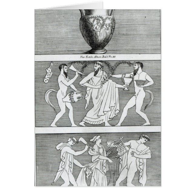 Dos escenas de un florero de Etruscan (Frente)