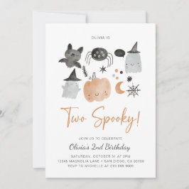 Dos espeluznantes | Invitación de Fantasma | 2do e