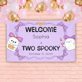 Dos espeluznantes pancartas de bienvenida de cumpl