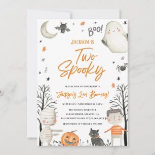 Dos fantasmagóricas invitaciones de cumpleaños a H