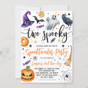Dos fantasmagóricas invitaciones de cumpleaños a H