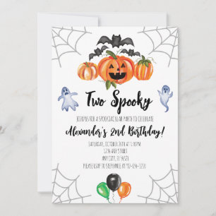 Dos fantasmagóricas invitaciones de cumpleaños a H