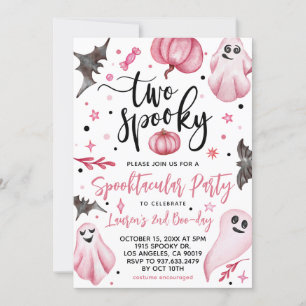 Dos fantasmagóricas invitaciones de cumpleaños a H