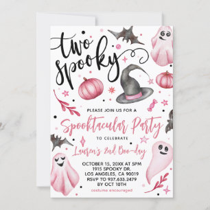 Dos fantasmagóricas invitaciones de cumpleaños a H