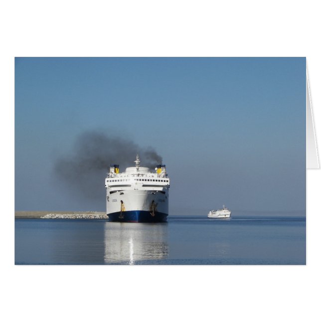Dos Ferrys En Grecia (Anverso (Horizontal))