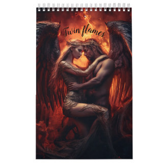 Dos flamencos en el calendario para manifestar amo