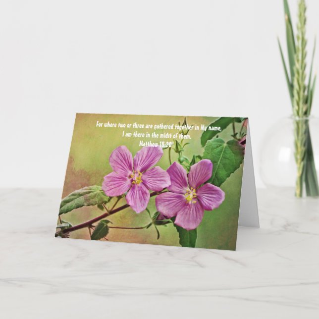 Dos Flores De Rosa Rosadas Tarjeta De Nota Verso D (Anverso)