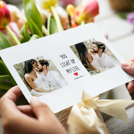 Dos fotos | Feliz Día de San Valentín | Cita román