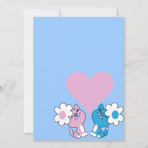 Dos gatitos enamorados