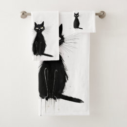 Dos gatos negros