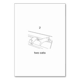 Dos gatos, tarjetas de identificación personalizad
