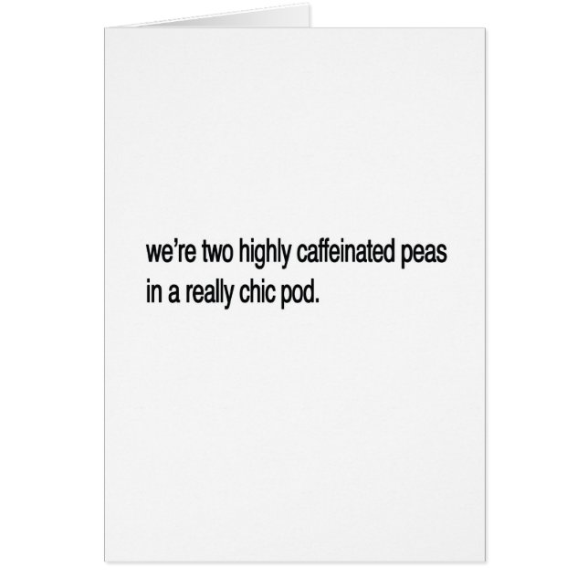 Dos guisantes en una vaina. (Frente)