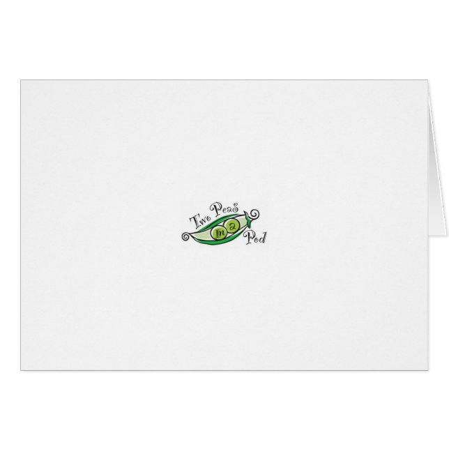 Dos guisantes en una vaina (Anverso (Horizontal))