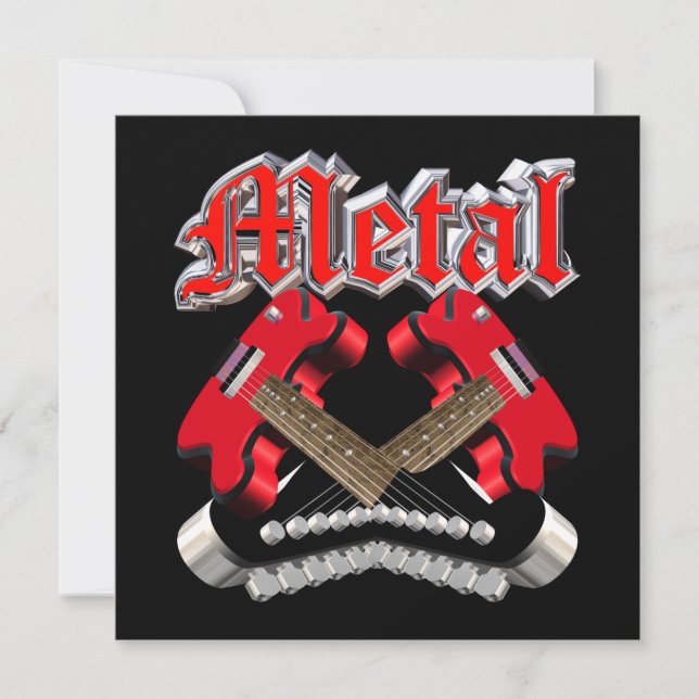 Dos guitarras cruzadas (Anverso)