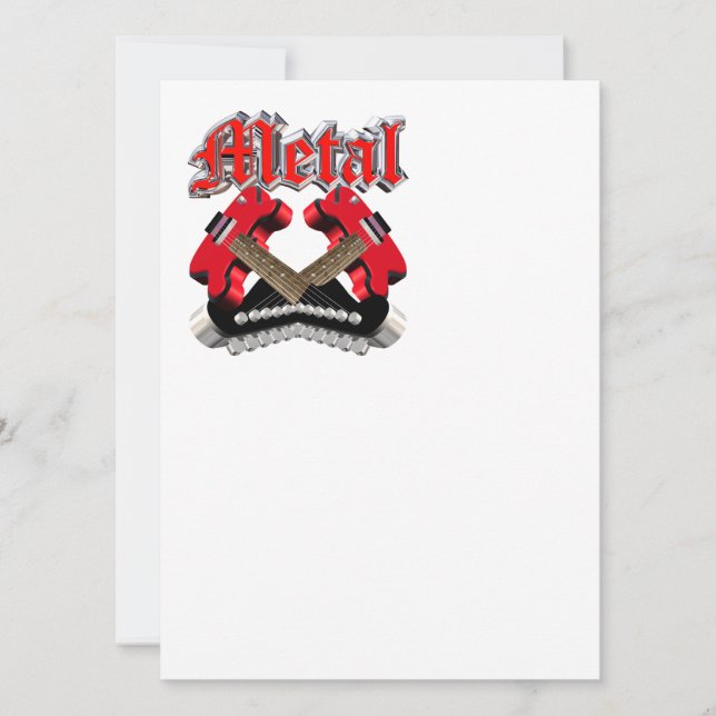 Dos guitarras cruzadas (Anverso)