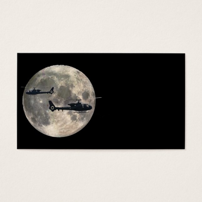 dos helicópteros en forma de luna llena (Frente)