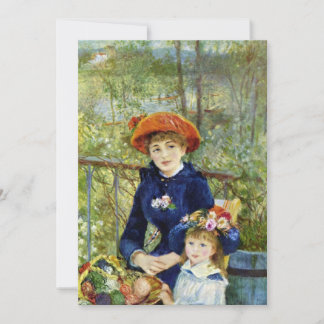 Dos hermanas (En la terraza) de Pierre Renoir