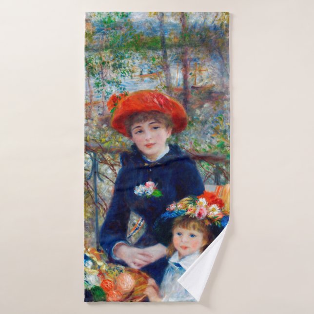 Dos hermanas, Renoir (Toalla de baño)