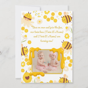 Dos invitaciones a la fiesta de cumpleaños