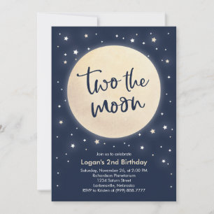 Dos invitaciones a la fiesta de cumpleaños de la l