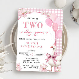 Dos invitaciones a la fiesta de cumpleaños número 